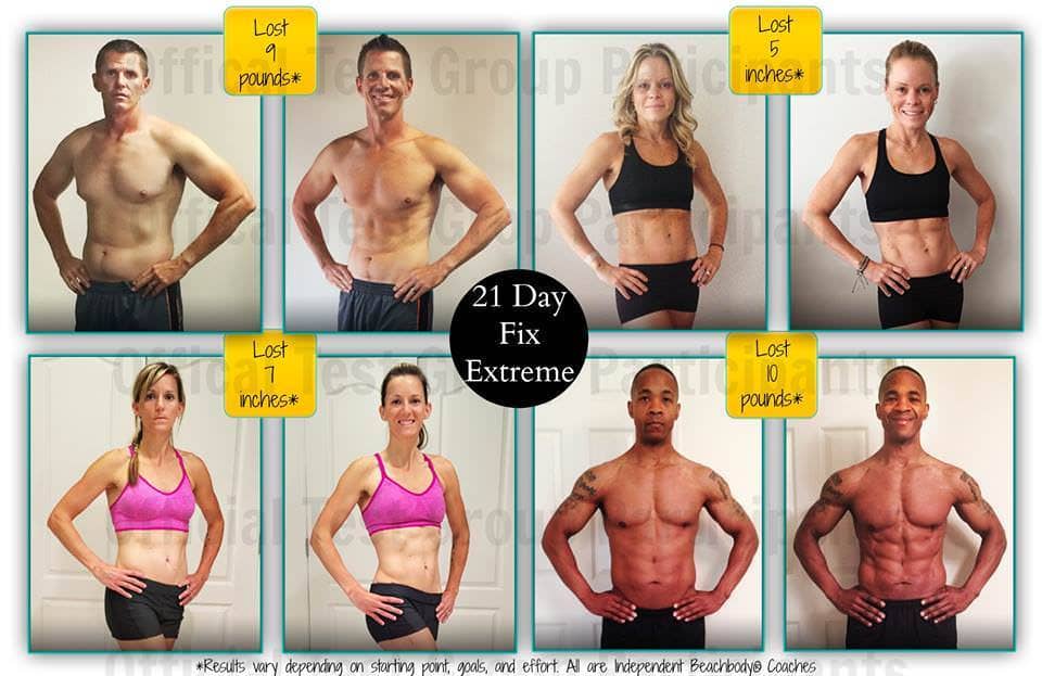 21 Day Fix Extreme Results