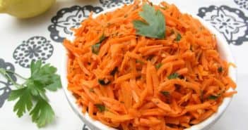 raw Moroccan Carrot Salad