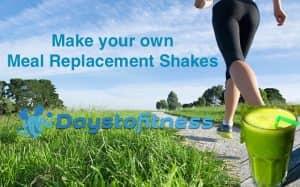 create your own meal replacement shakes by days to fitness