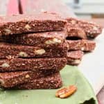 healthy german chocolate protein bars
