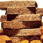 Orange, cranberry and oat protein bars
