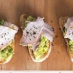 Turkey and avocado toasts