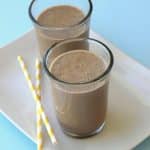 chocolate coconut breakfast replacement shake